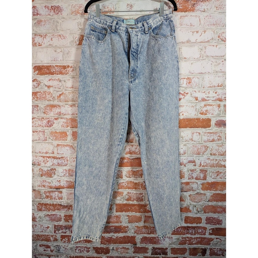 Sasson Modern Basics Jeans Womens 28 Blue‎ Acid Wash Vintage High Rise Tapered